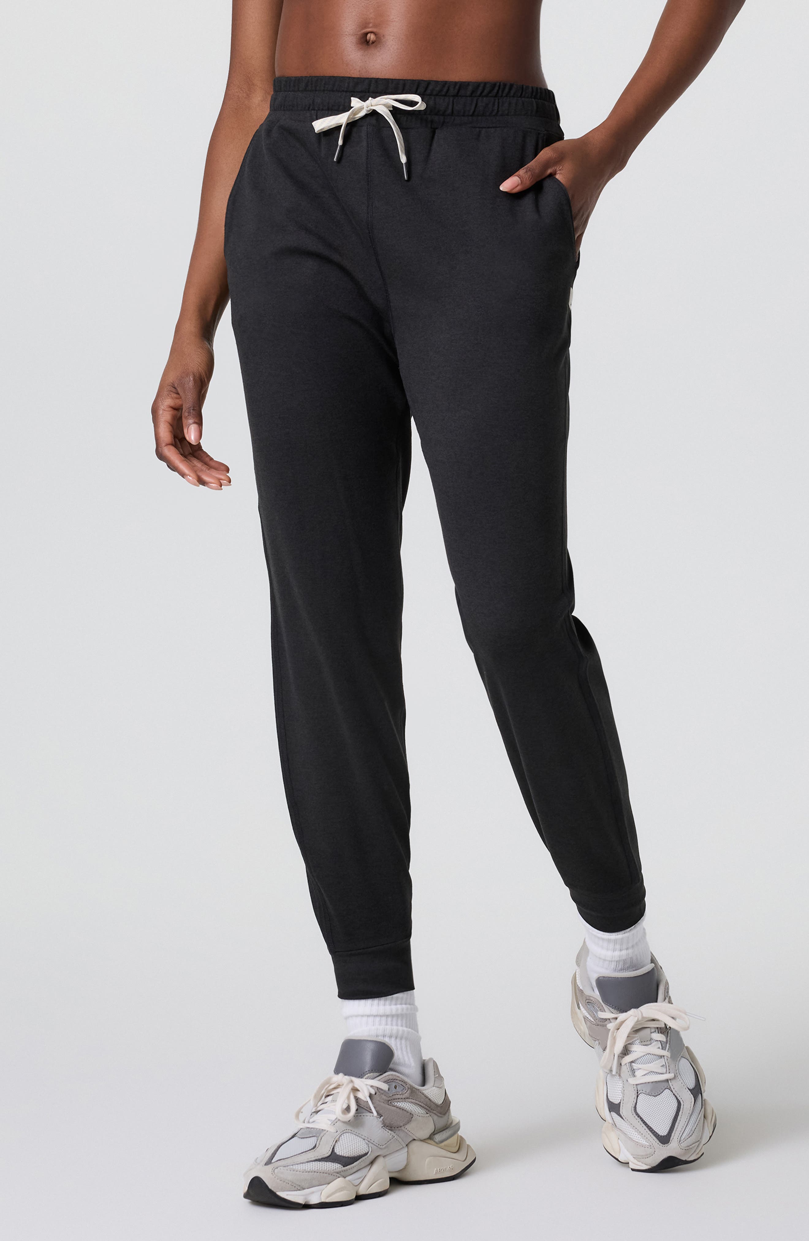 jersey knit joggers