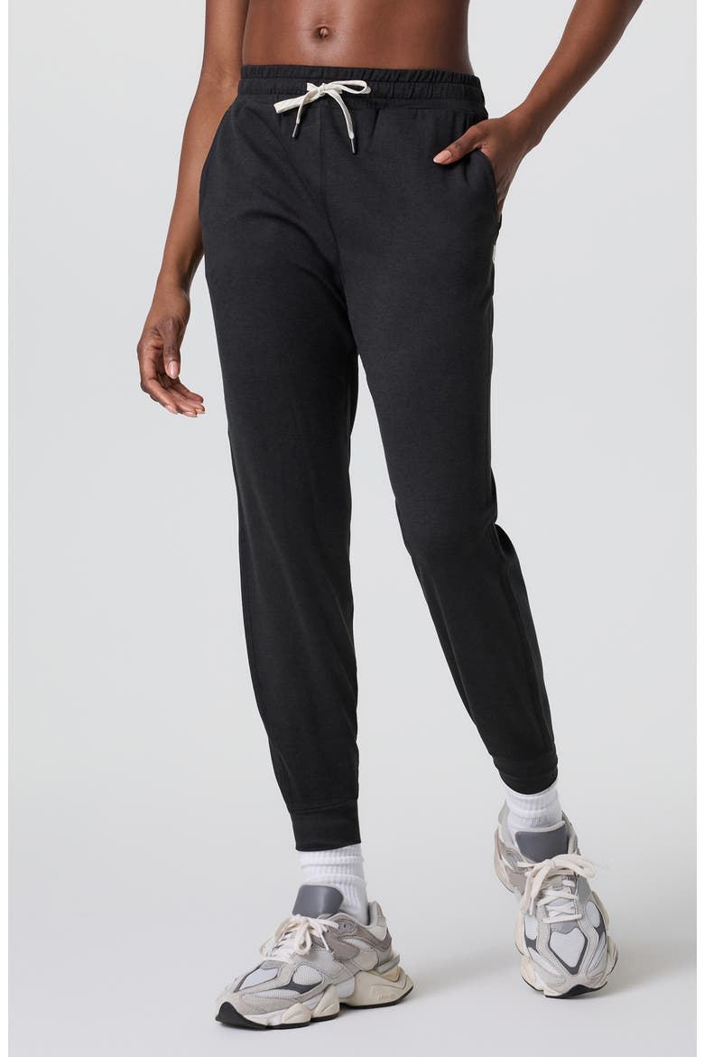DreamKnit™ Performance Long Joggers, Main, color, BLACK HEATHER