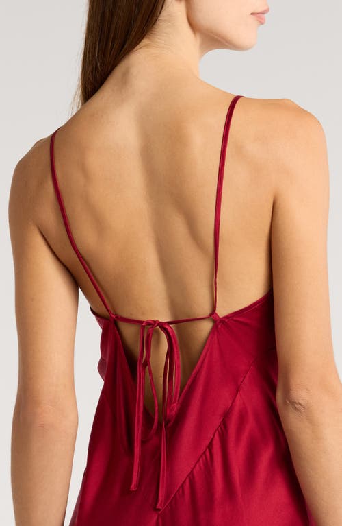 Nordstrom Washable Silk Nightgown In Red Rio