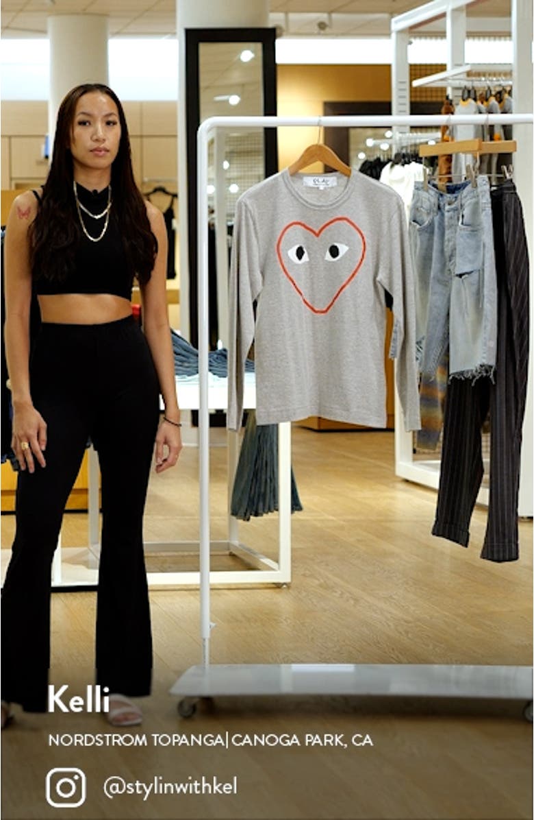 Outline Heart Graphic Tee, sales video thumbnail