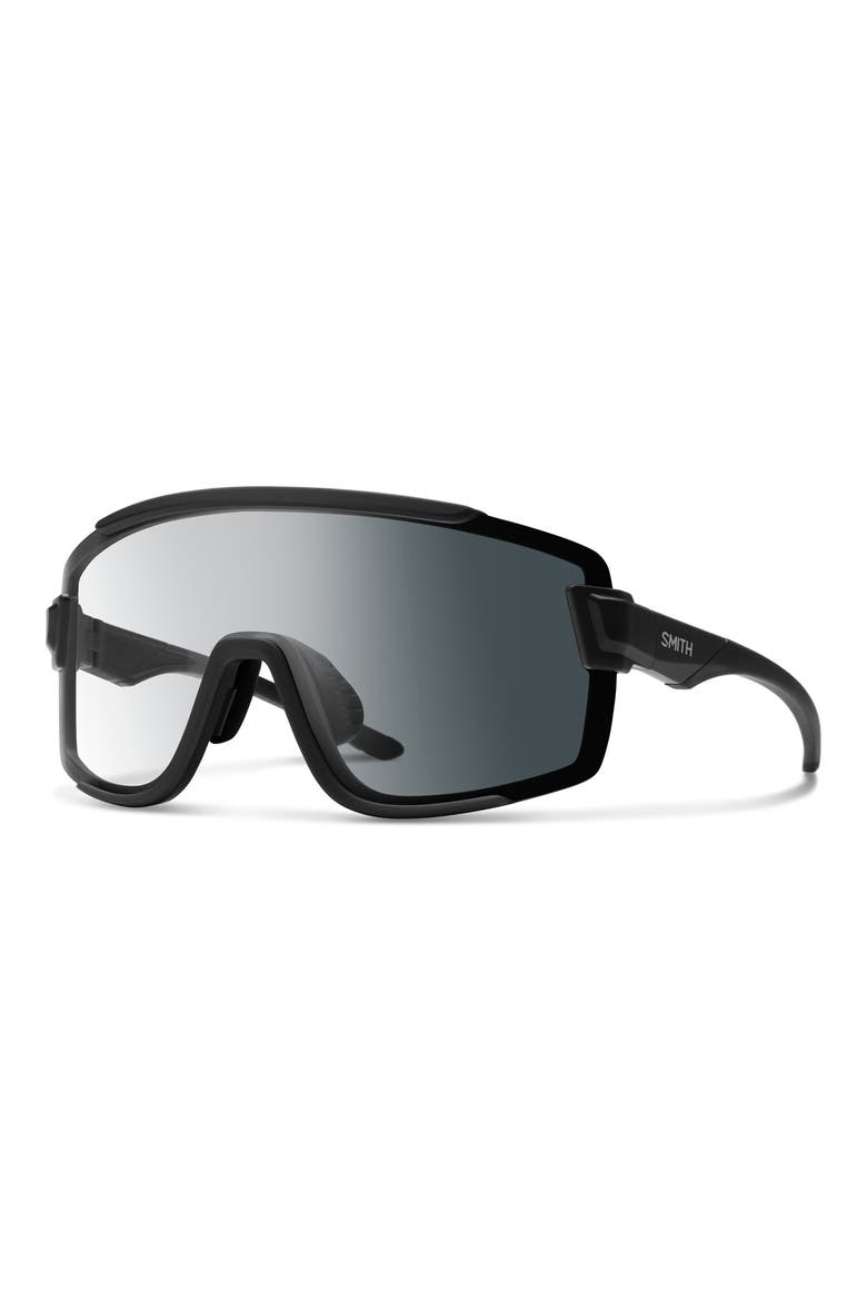 Wildcat 135mm ChromaPop™ Shield Sunglasses, Alternate, color, MATTE BLACK / CHROMAPOP PHOTOCHROMIC CLEAR TO GRAY