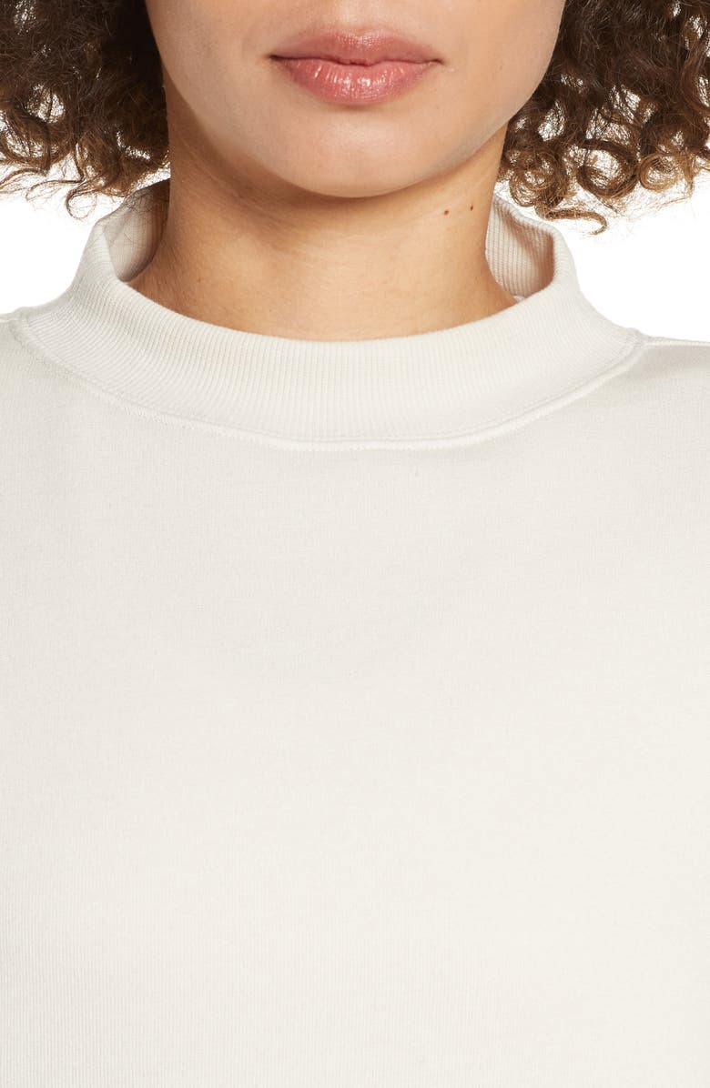 Alo Freestyle Mock Neck Sweatshirt, Alternate, color, 