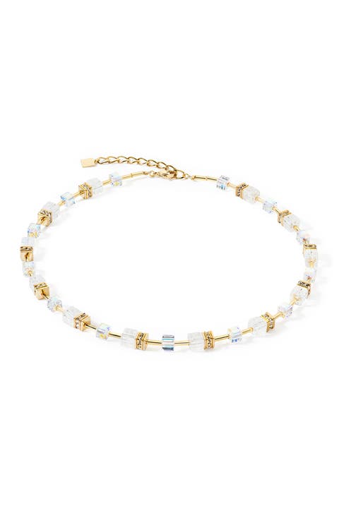 Geocube Iconic Nature Gold Necklace