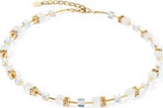 COEUR DE LION Geocube Iconic Nature Gold Necklace