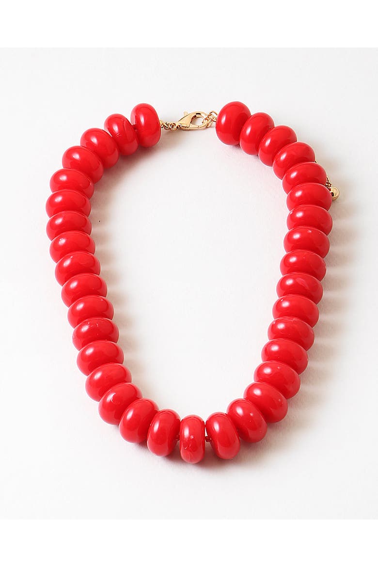 Cherry Red Necklace, Main, color, Red