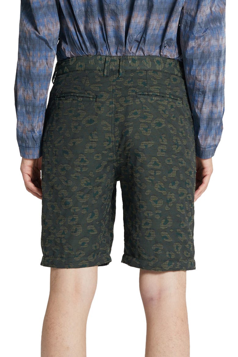 Liam Jacquard Shorts, Alternate, color, DARK GREEN