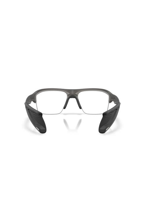 Oakley 62mm Rectangle Optical Glasses In Gray