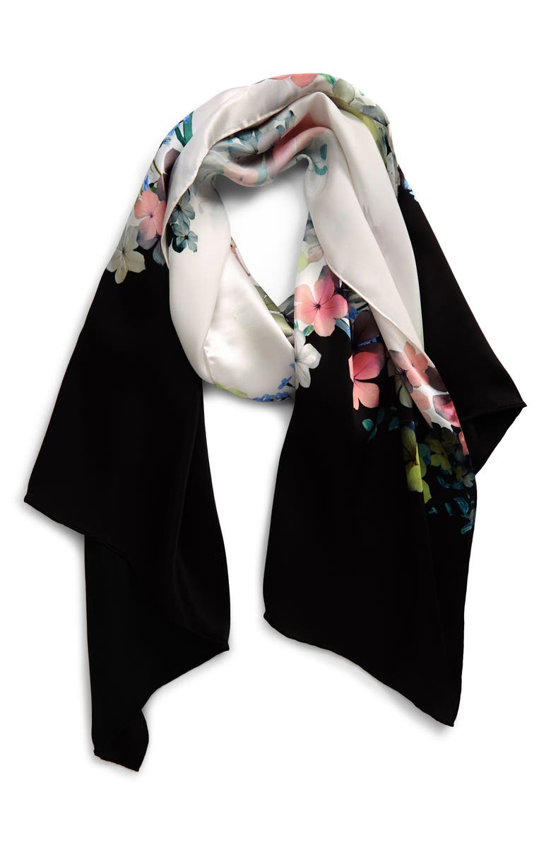 Ted Baker London Perriee Pergola Floral Silk Scarf, Alternate, color,