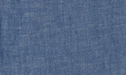 Ag Garreth Slim Fit Chambray Drawstring Trouser Joggers In Blue