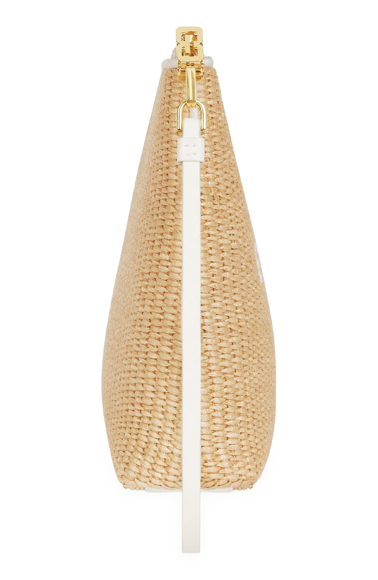 Givenchy Large Woven Raffia Pouch, Alternate, color, 