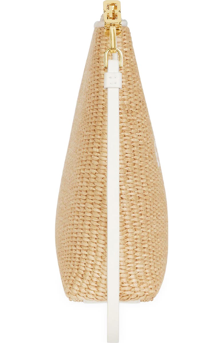 Givenchy Large Woven Raffia Pouch, Alternate, color,