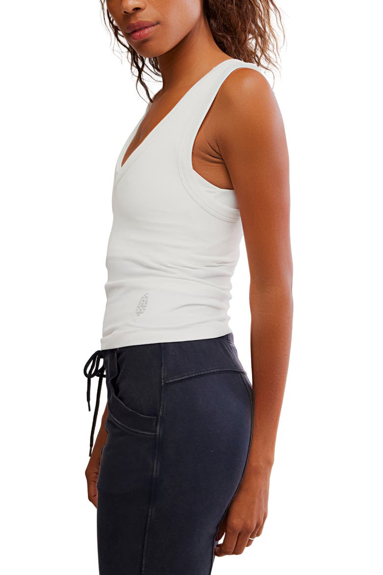 FP Movement Bittersweet Rib Essential Tank, Alternate, color, WHITE