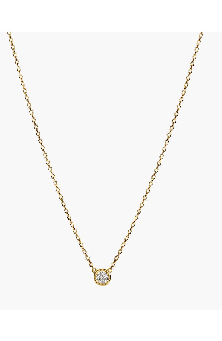 Bearfruit Jewelry Sterling Silver 18k Gold Plated Margot Necklace Holiday Gift Idea, Main, color, Gold