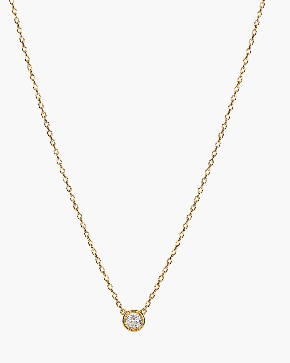 Sterling Silver 18k Gold Plated Margot Necklace Dainty Everyday Chic