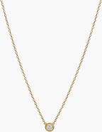 Bearfruit Jewelry Sterling Silver 18k Gold Plated Margot Necklace Dainty Everyday Chic