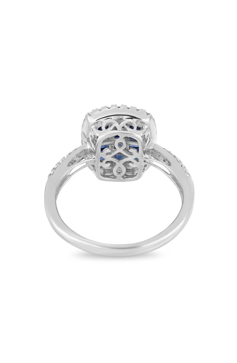 Bony Levy El Mar Diamond & Blue Sapphire Ring, Alternate, color, 18K White Gold