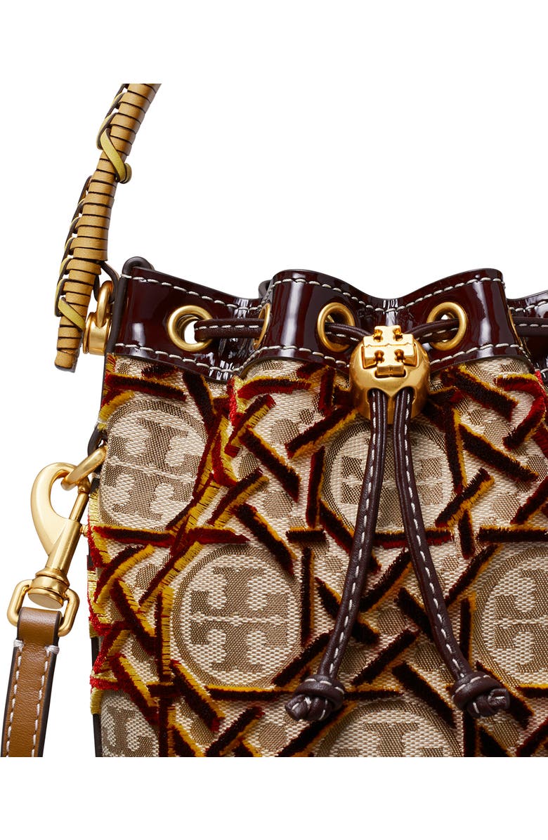 Tory Burch T Monogram Fil Coupé Mini Bucket Bag, Alternate, color,