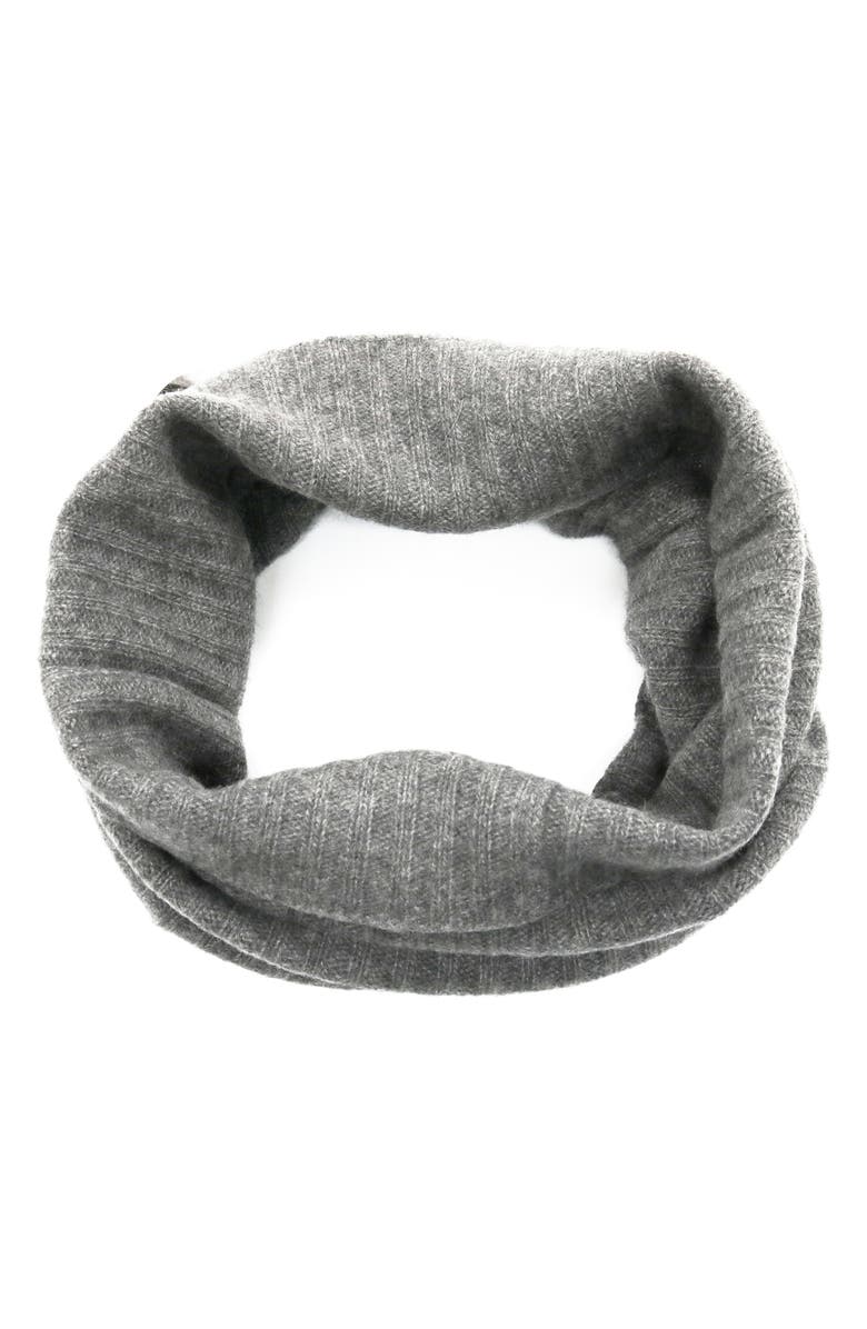 Portolano Cashmere Neck Warmer, Main, color, Ht Charcoal