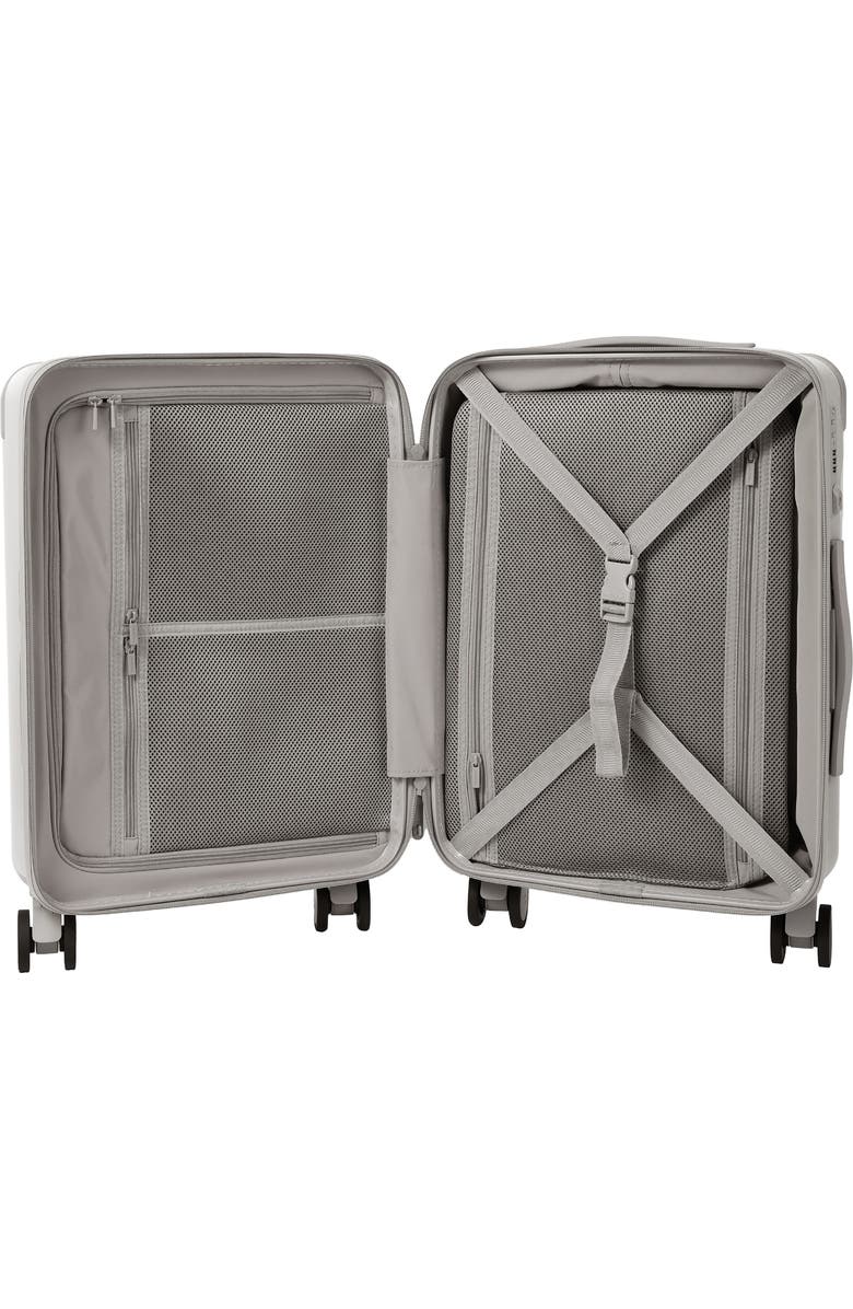 Hedgren Nostos Glossy Spinner Carry-On, Alternate, color, Pebble