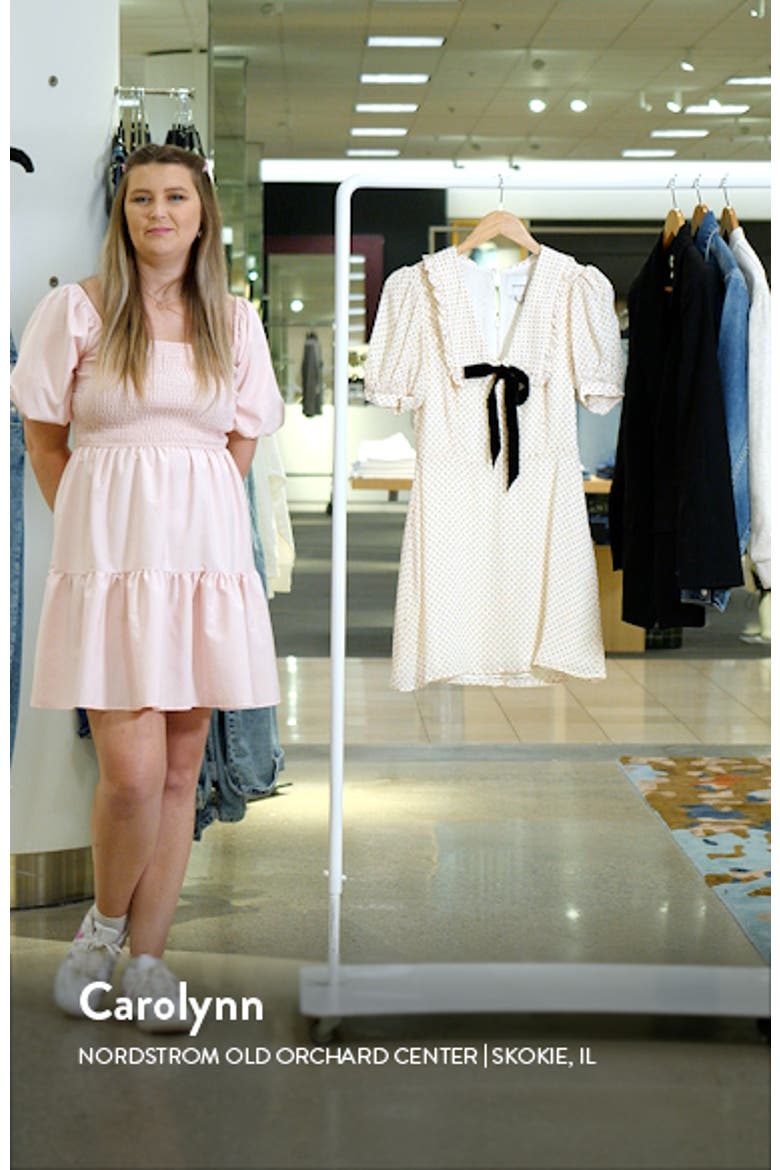 Kaylia Tie Neck Minidress video