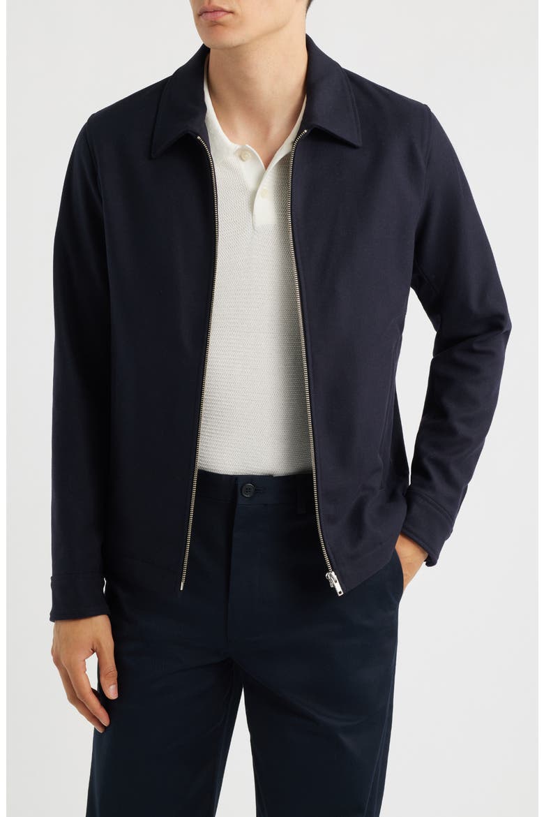 Wyatt Wool Blend Bomber Jacket, Main, color, ECLIPSE