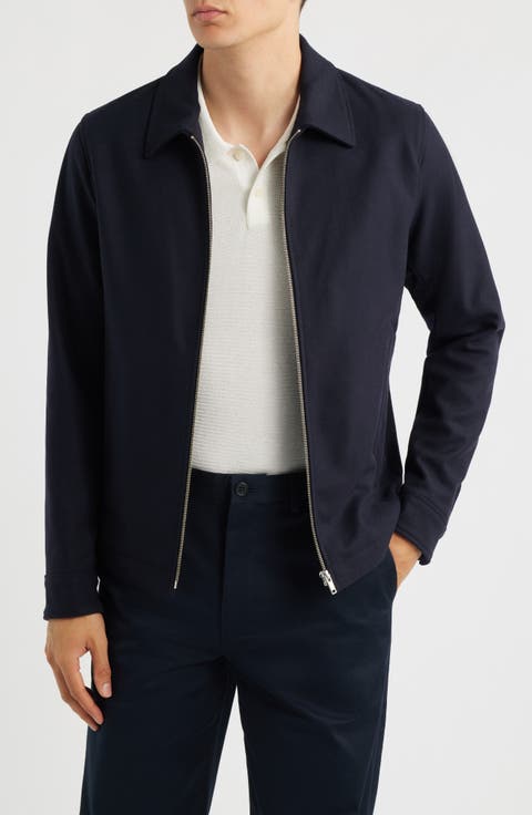 Wyatt Wool Blend Bomber Jacket