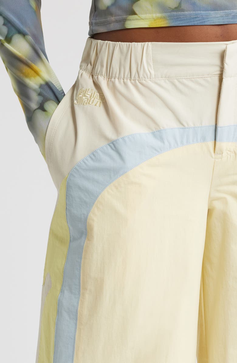 PUMA x Collina Strada Parachute Pants, Alternate, color, Creamy Vanilla