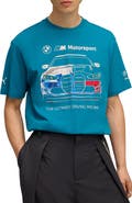 PUMA x BMW M Motorsport Cotton Graphic T-Shirt