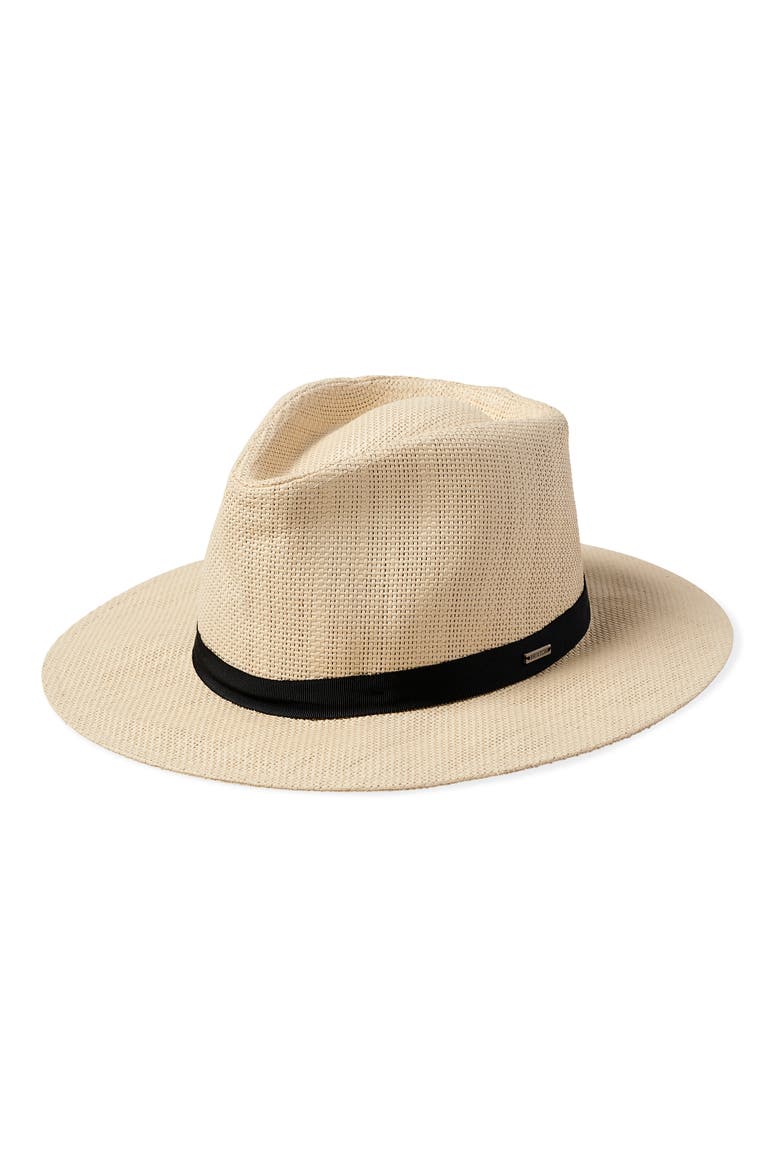 Carolina Packable Straw Hat, Main, color, NATURAL