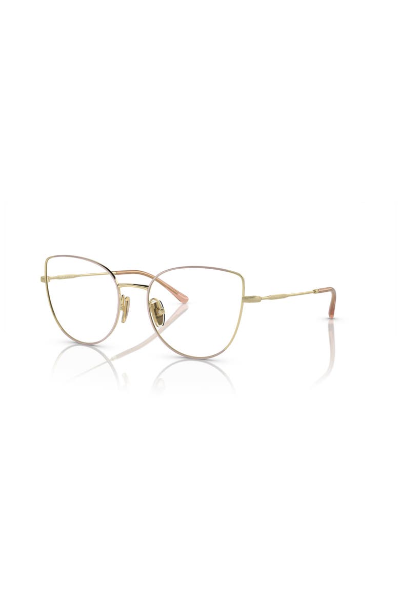 53mm Cat Eye optical glasses, Main, color, Brown