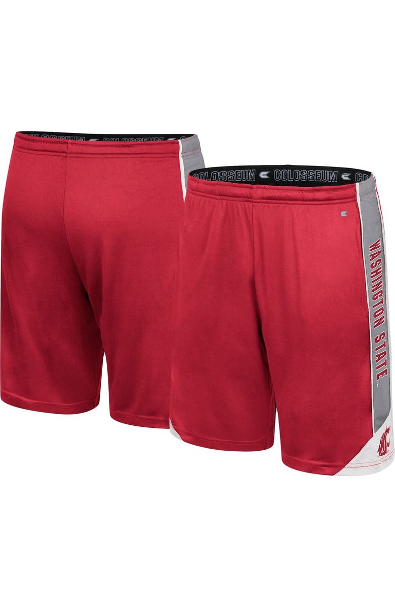 COLOSSEUM Men's Colosseum Crimson Washington State Cougars Haller Shorts, Main, color, Crimson