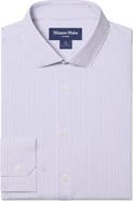 Mizzen+Main Leeward Trim Fit Stripe Performance Button-Up Shirt