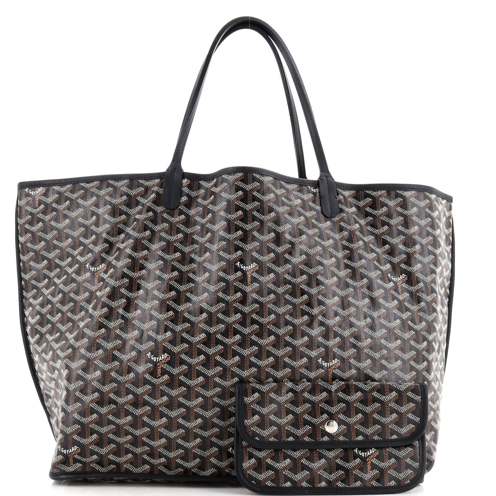 Pre-Owned Goyard Anjou Reversible Tote Coated Canvas GM, Alternate, color, 