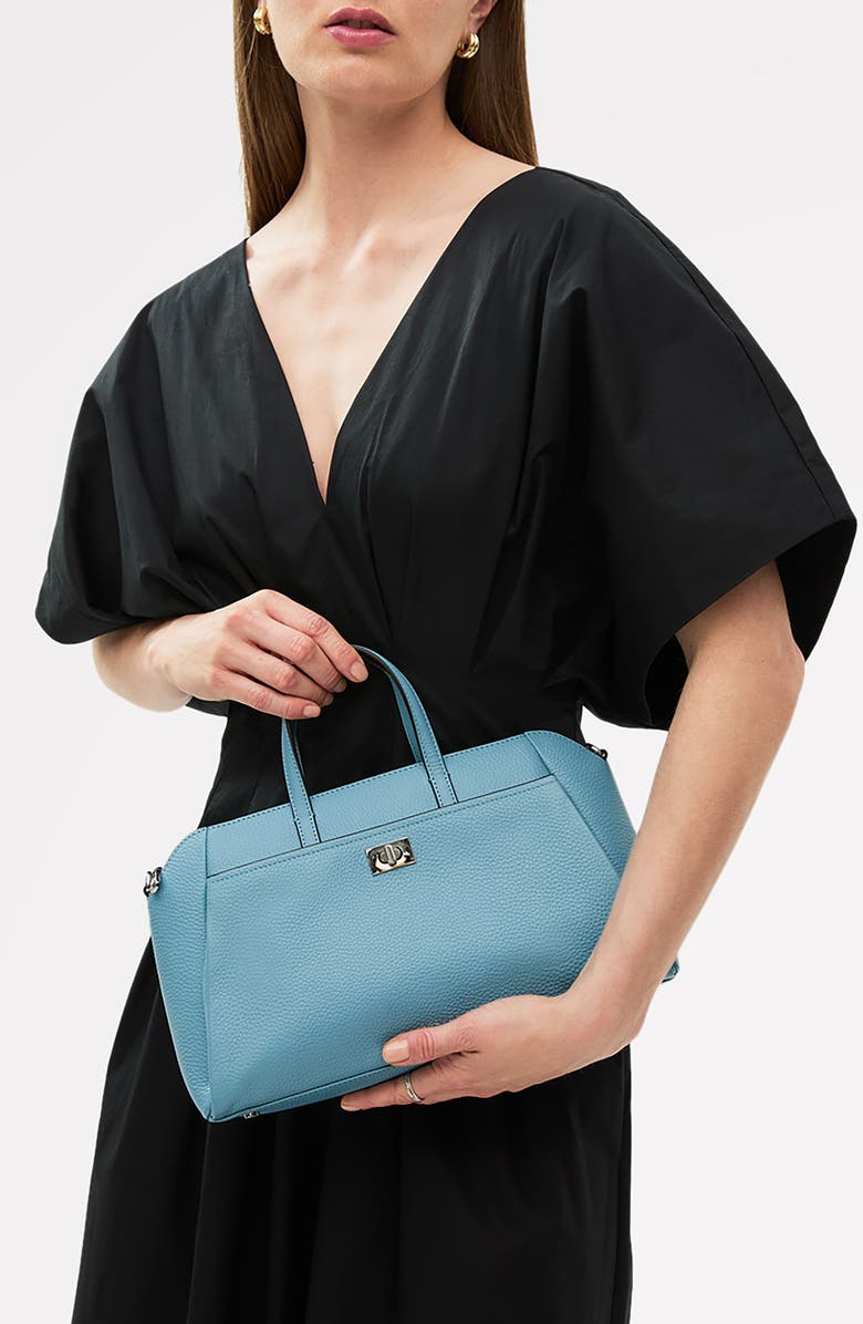 Radley Brook Avenue Pebbled Leather Small Satchel, Alternate, color, Cameo