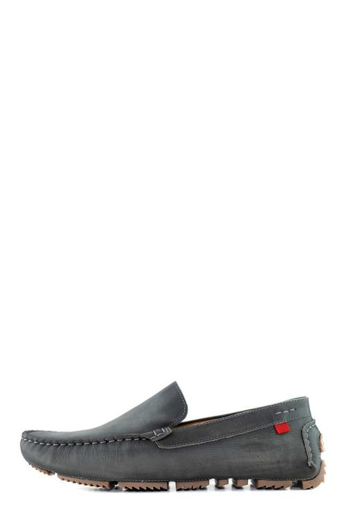 Marc Joseph New York Ovington Ct Leather Venetian Driver Loafer In Blue