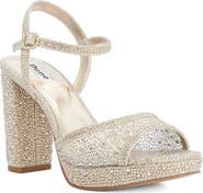 Dune London Mesmerizing Ankle Strap Platform Sandal