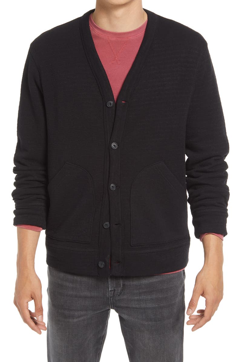 Treasure & Bond Men's Stretch Cotton Fleece Cardigan, Alternate, color,