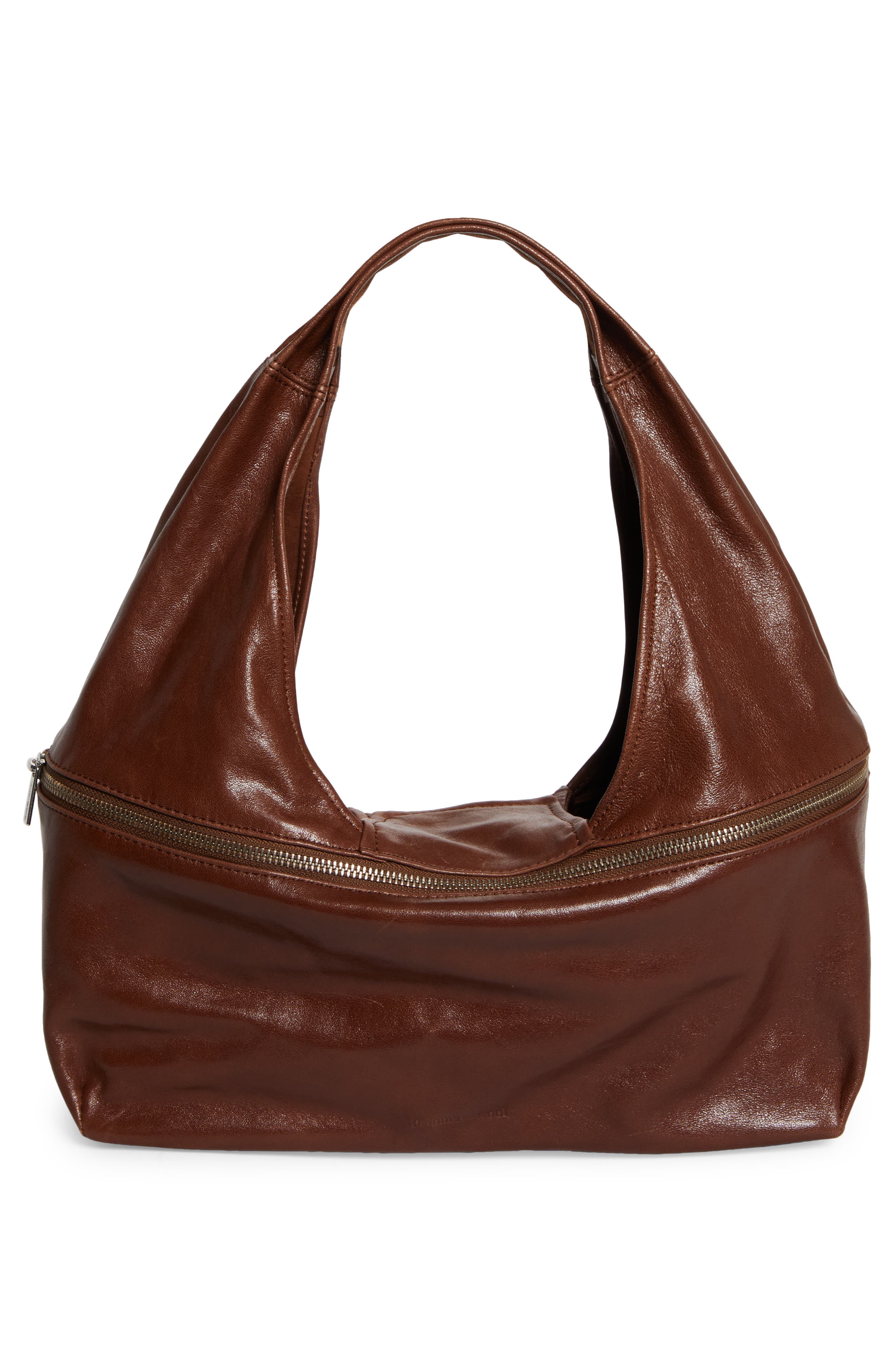 Paloma Wool Riba Convertible Leather Shoulder Bag, Alternate, color, Brown
