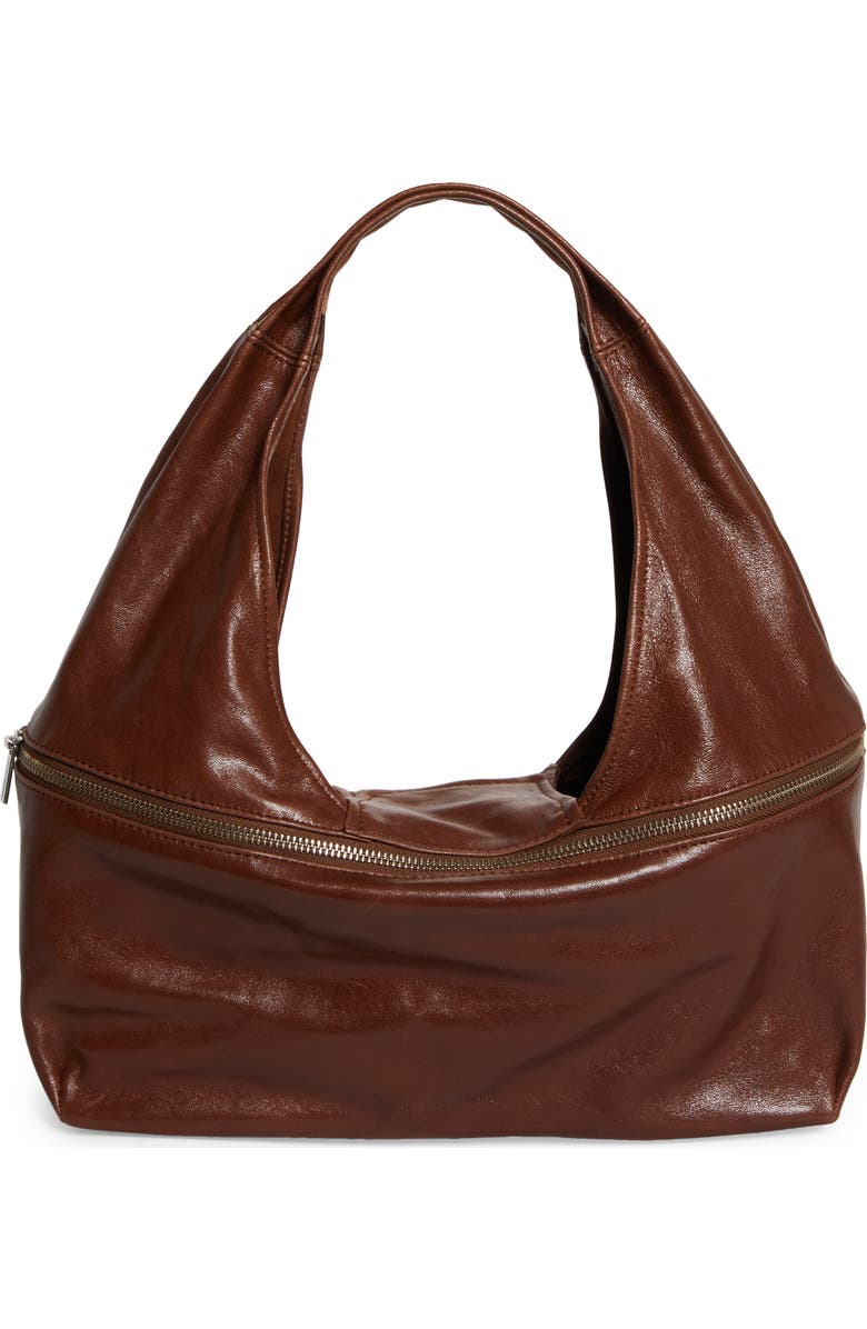 Paloma Wool Riba Convertible Leather Shoulder Bag, Alternate, color, Brown