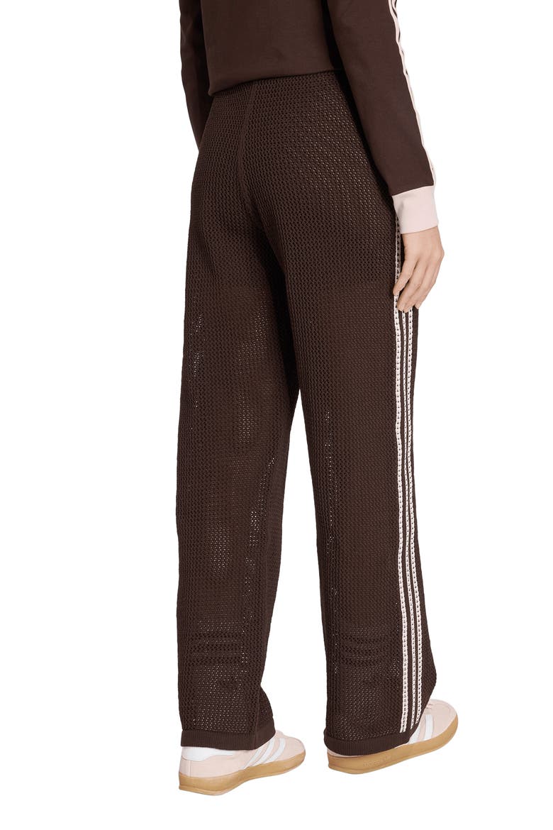 Firebird Open Knit Track Pants, Alternate, color, AURORA COFFEE/ /