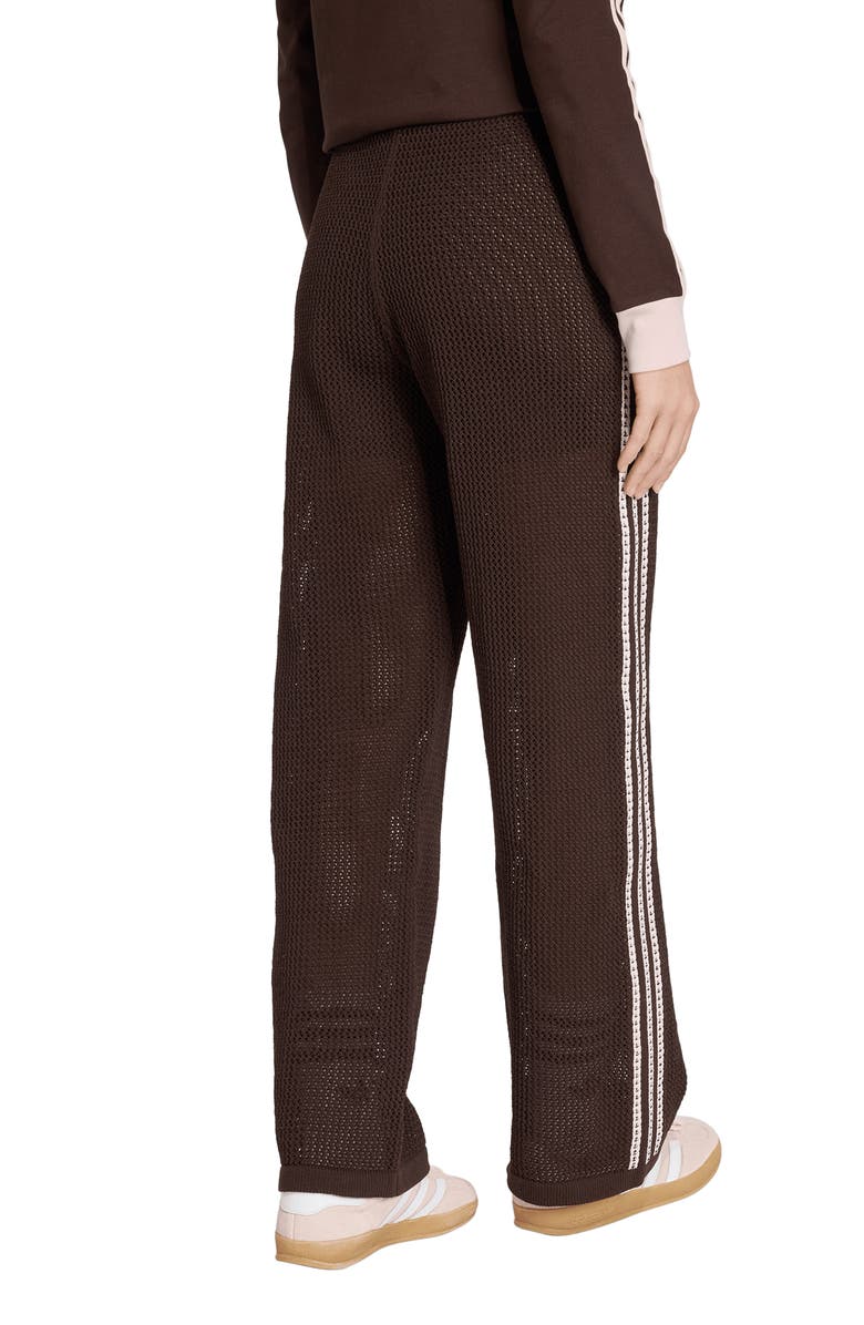 adidas Originals Firebird Open Knit Track Pants, Alternate, color, Aurora Coffee/ /
