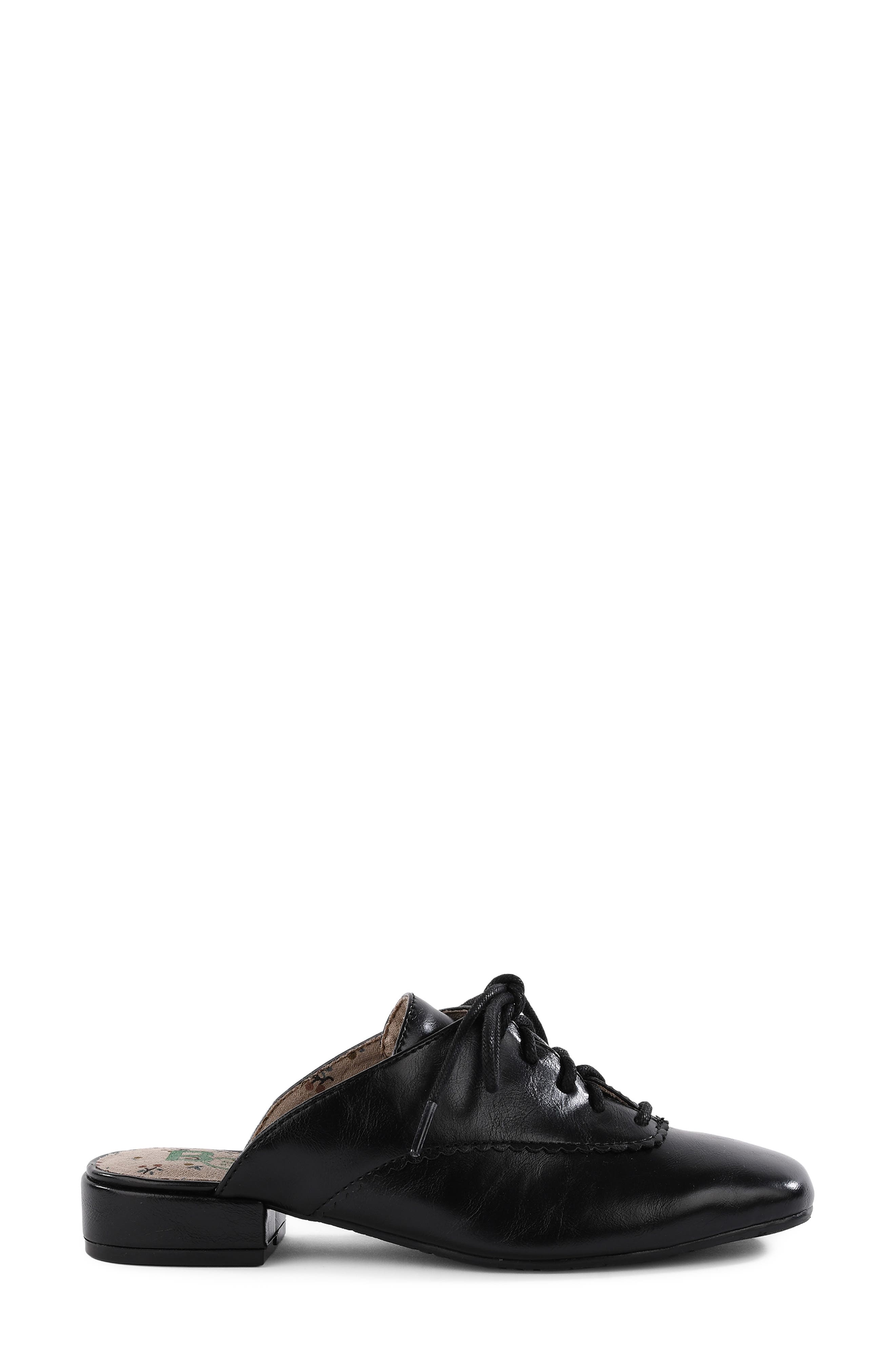 Wendy Darling Derby Mule, Alternate, color, BLACK