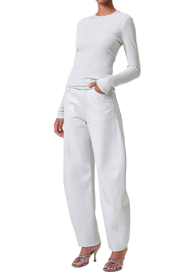 Delphi Rib Slim Top, Alternate, color, BRUSHED GREY HEATHER