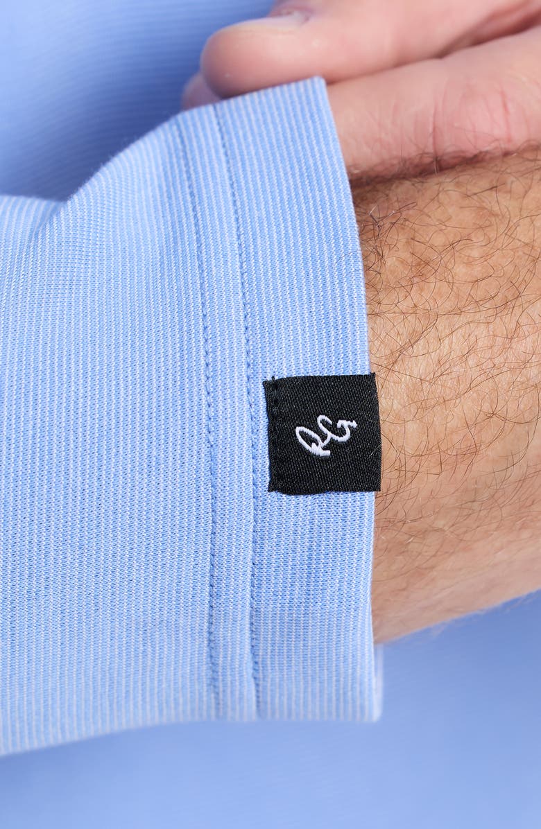 Robert Graham Troland Quarter Zip Pullover, Alternate, color, Cornflower Blue