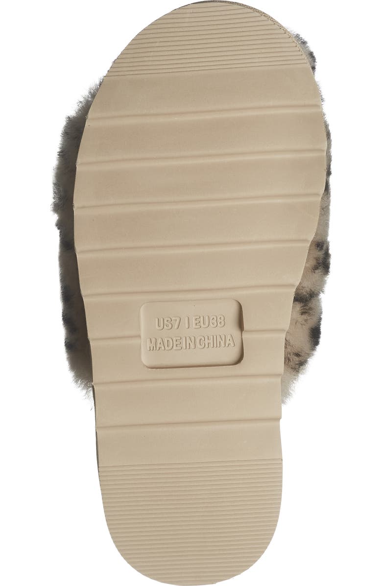 EZ Feet Genuine Shearling Mule, Alternate, color, Leopard