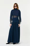 NICHOLAS Tani Godet Maxi Skirt