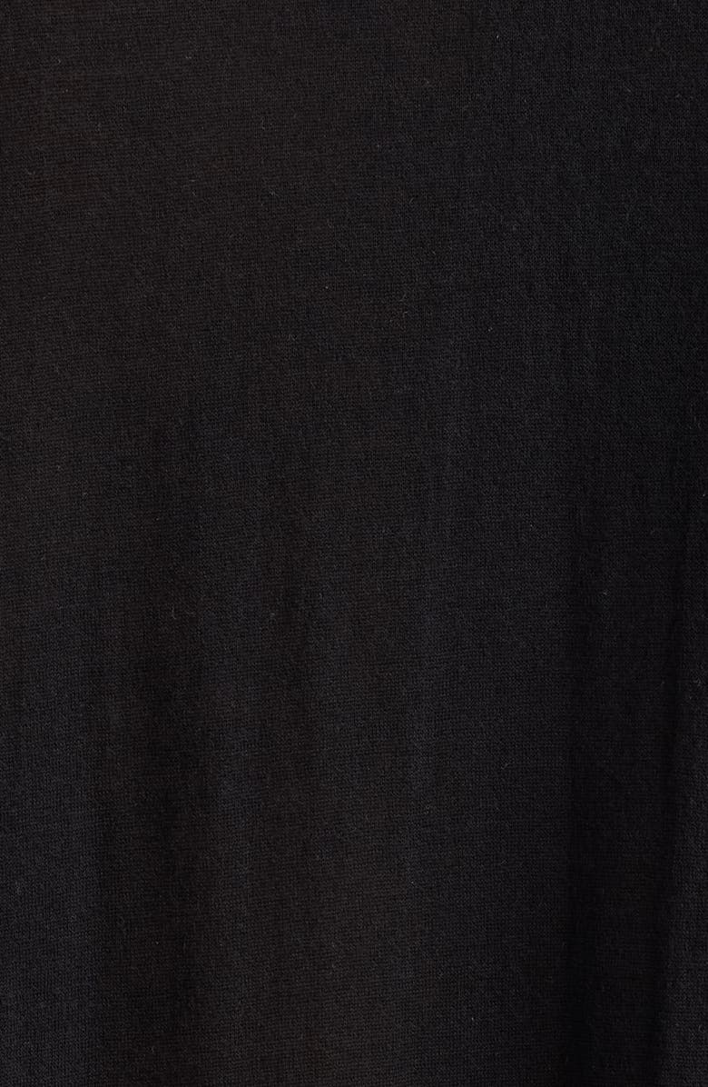 Balenciaga Crop Train T-Shirt, Alternate, color, Black