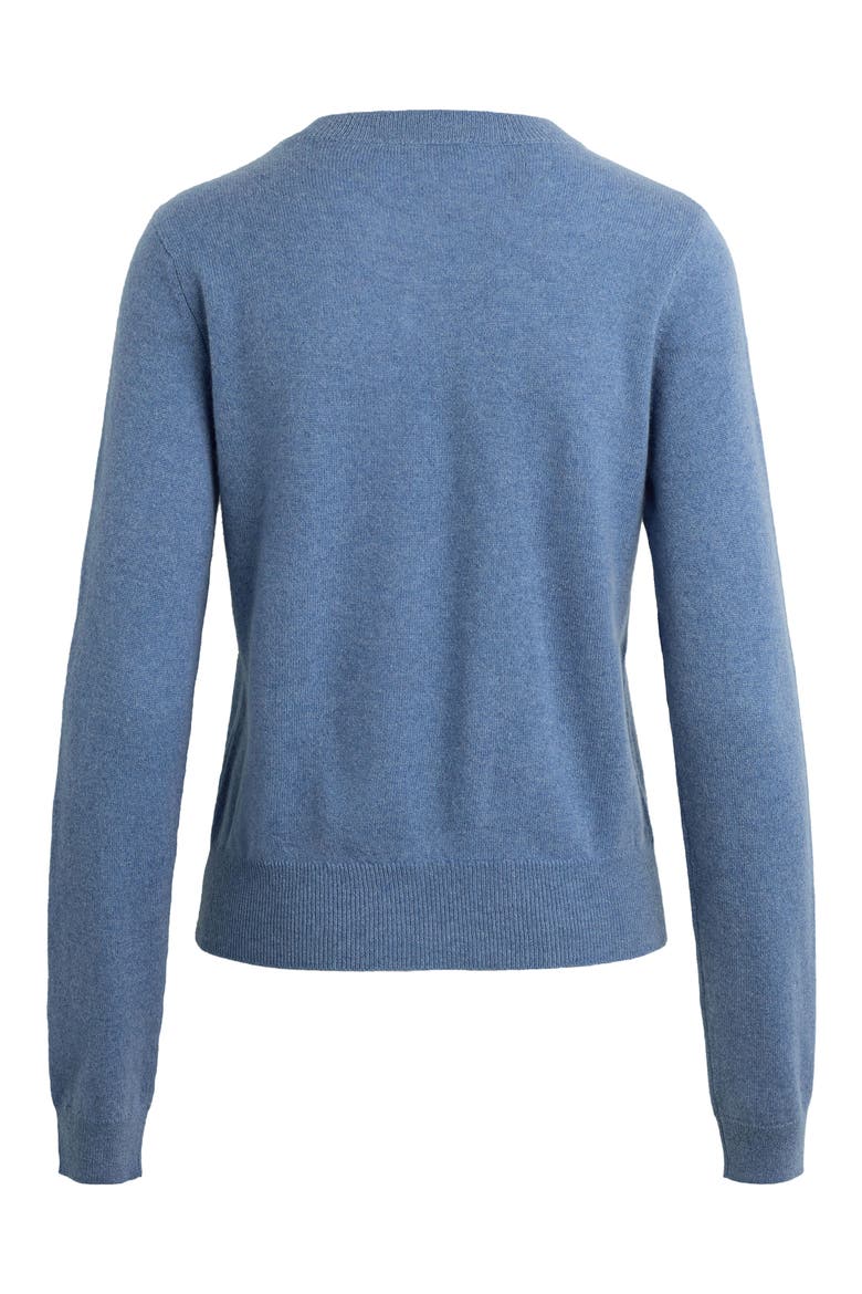 Cashmere Crewneck Sweater, Alternate, color, RIVER BLUE