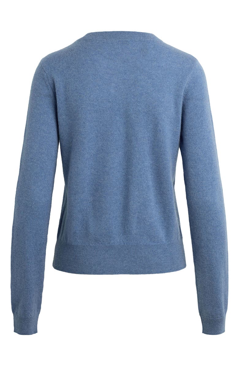 Favorite Daughter Cashmere Crewneck Sweater, Alternate, color, River Blue