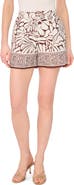 Halogen® Floral Cotton Pull-On Shorts